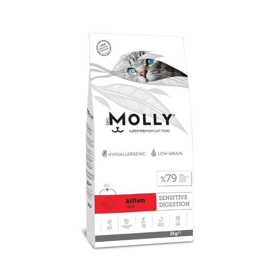 Molly Düşük Tahıllı Hypoallergenic Kuzulu Yavru Kedi Maması 2 KG | SRC: Barcode: 8680542870730